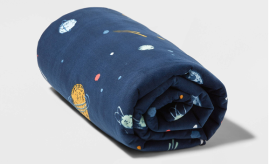 Recalled Pillowfort Weighted Blanket – Space Navy