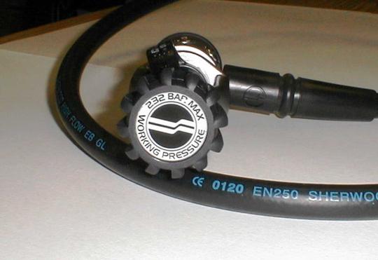 Recalled Maximus SCUBA regulator, model SRB5600CE