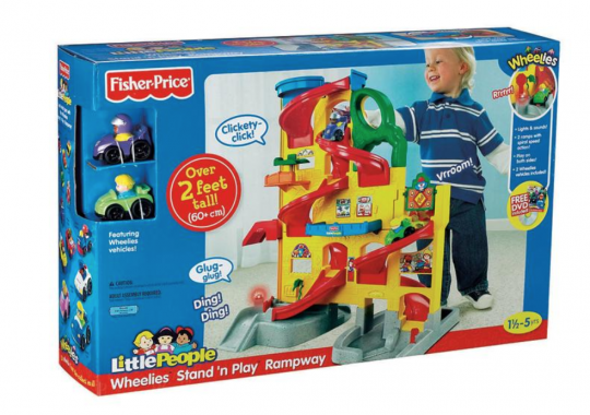 Fisher-Price Little People Wheelies Stand ‘n Play Rampway