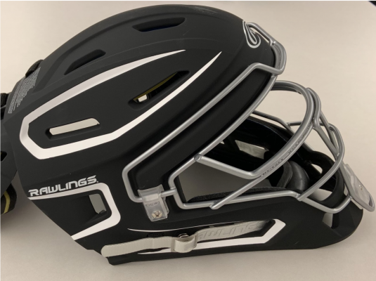 Recalled CHMACH- SR Senior Catchers helmet (side view)