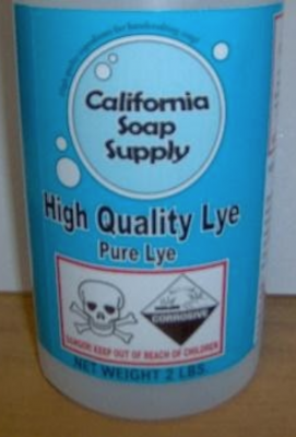 Recalled California Soap Supply Lye