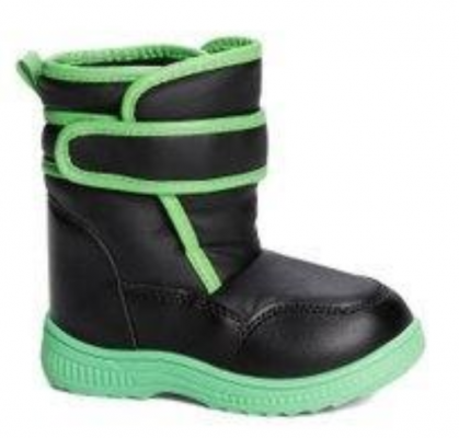 Recalled Lilly of New York children’s boot –black with green