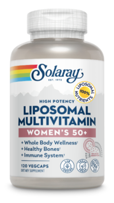 Multivitaminas Solaray Liposomal Women's 50+ (de 120 unidades) retiradas del mercado