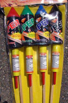 Recalled Super Lightning Rockets