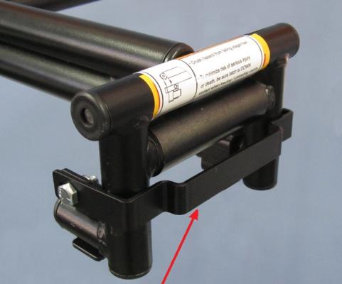 The new brackets and new warning and instruction labels