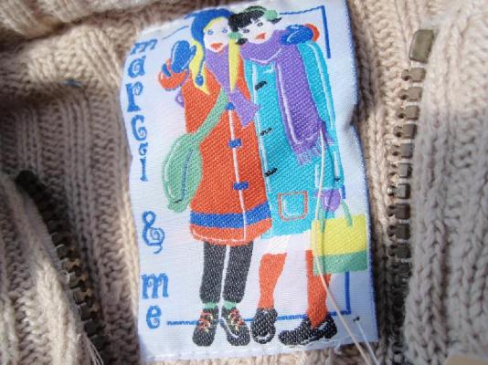Label on Recalled Marci & Me Jacket