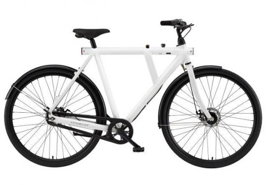 VanMoof B-series city bicycles: 3 speed diamond frame with integrated lock
