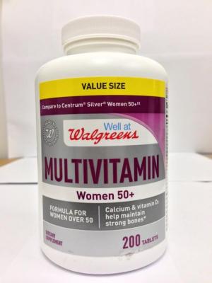 “Well at Walgreens” multivitamin Women 50+ tablets