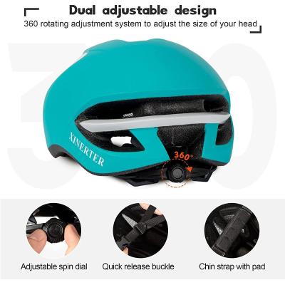 Xinerter bicycle helmets (rear view)