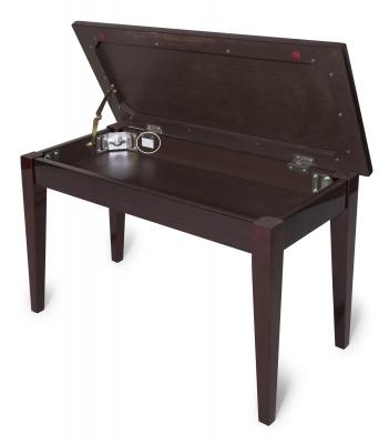 Location of model number and date code on recalled piano bench