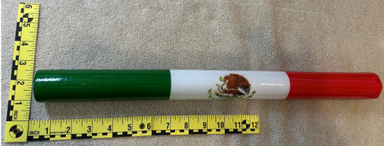 Recalled Light‑Up Foam Stick (Item No. SS041‑M) – Model Wrapped with Mexican Flag Design