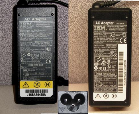 Recalled AC Power Adapters with hollow pins