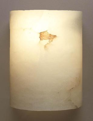 Recalled Alabaster Wall Sconce Light