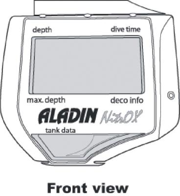 Diagram of Recalled Aladin Air X NitrOx dive computer