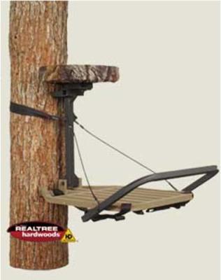 Recalled Ameristep Patriot (Model 7300) Hang-on Tree Stand, shown with optional foot rest