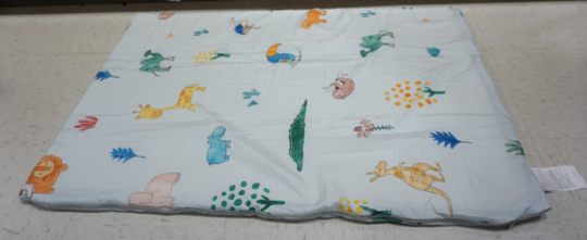 Baberooklin Pack and Play Mattress with animal print