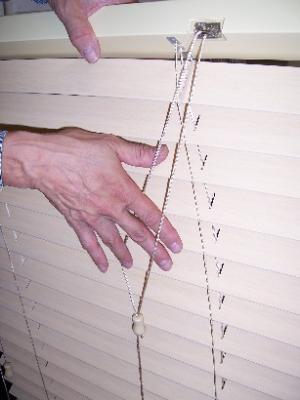 Recalled Basic Blindz® Window Blinds pull cord