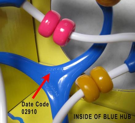 Date code on recalled bead toy