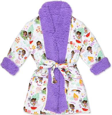 Recalled Bellabu Bear Children’s Robe - Dora: Tropical Dreams