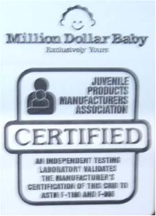 Recalled Crib Label