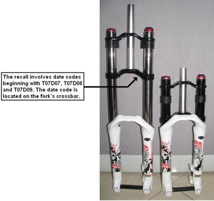 Marzocchi Recalls Bicycle Forks Due to Crash Hazard and Risk of
