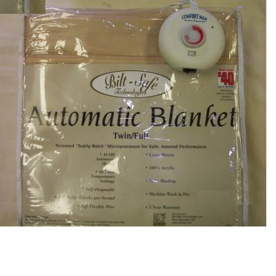 Recalled Bilt-Safe electric blanket