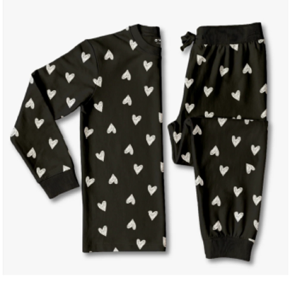 Recalled The Black Sheep Fam Kids’ Unisex Jogger Pajama Sets (Hearts)