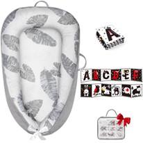 Recalled LXDSTRA Baby Lounger - Gray Feather