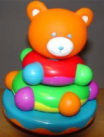 Recalled Bobbie Bear Stacking Rings