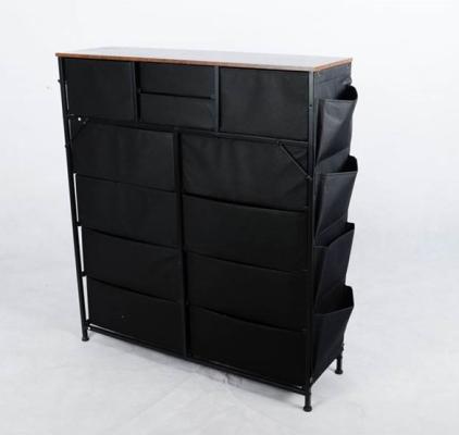 Recalled YaFiti 12-Drawer Rustic Brown Dresser (back view)