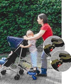 Recalled Lascal "Buggy Board" attached to stroller