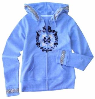 Recalled "Candie's" Brand Children's Hoodie Sweatshirt with Drawstrings