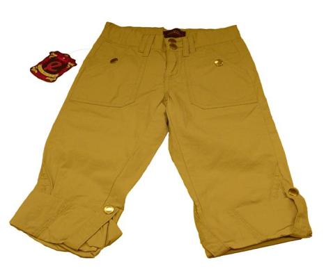 Recalled Little Girls Capri Pants with Snap Roll Cuff