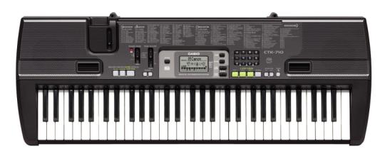 Recalled Casio Electronic Musical Keyboard, model CTK-710