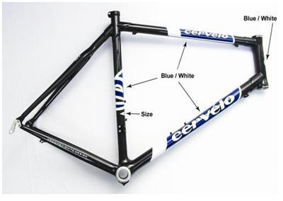 Recalled 2005 R2.5 Model Carbon Fiber Bicycle Frame