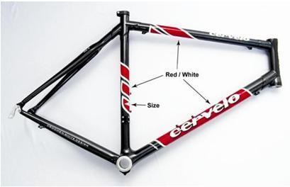 Recalled 2005 R2.5 Model Carbon Fiber Bicycle Frame