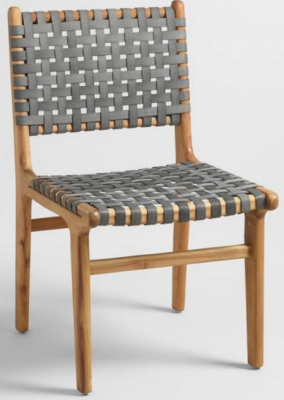 SKU Number: 536033 Girona grey strap dining chair 