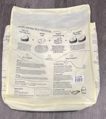 Chibebe Snuggle Pod Back of Packaging