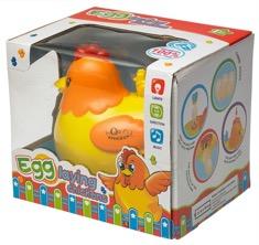 Recalled egg laying chicken toy in box