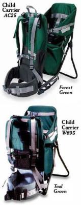 Recalled backpack child carriers