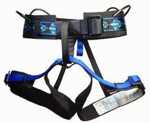 Climbing Harness with a front entry sleeve system