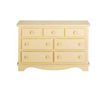 Recalled Antique White Cottage 7-Drawer Dresser