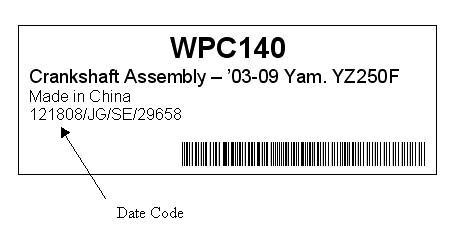 Crankshaft Assembly Part Number