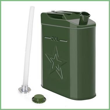 The recalled Deli Jerry fuel containers were sold in 5.3-gallon (20-liter), 6.6-gallon (25-liter) and 7.9-gallon (30-liter) capacities