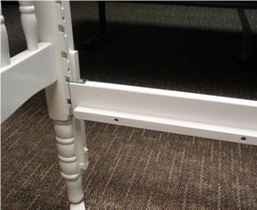 Incorrect installation of stabilizer bar on recalled crib