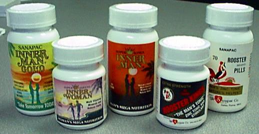 Recalled Sanapac dietary supplements