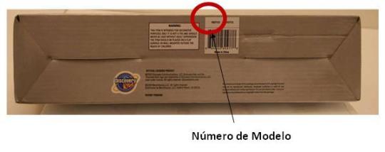 Location of model number