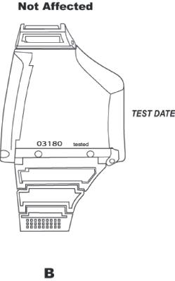 Aladin Air X NitrOx dive computers with date codes other than "95" are not included in this recall.