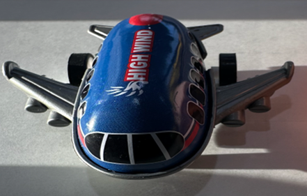 Toy airplane found inside Surprise Egg