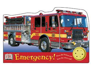 Recalled "Emergency!" Children's Board Book with sound maker